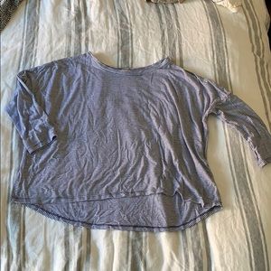 Boxy pinstripe shirt